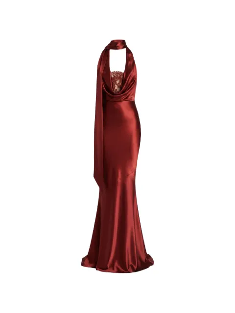 Retrofete Melly lace-panel maxi dress