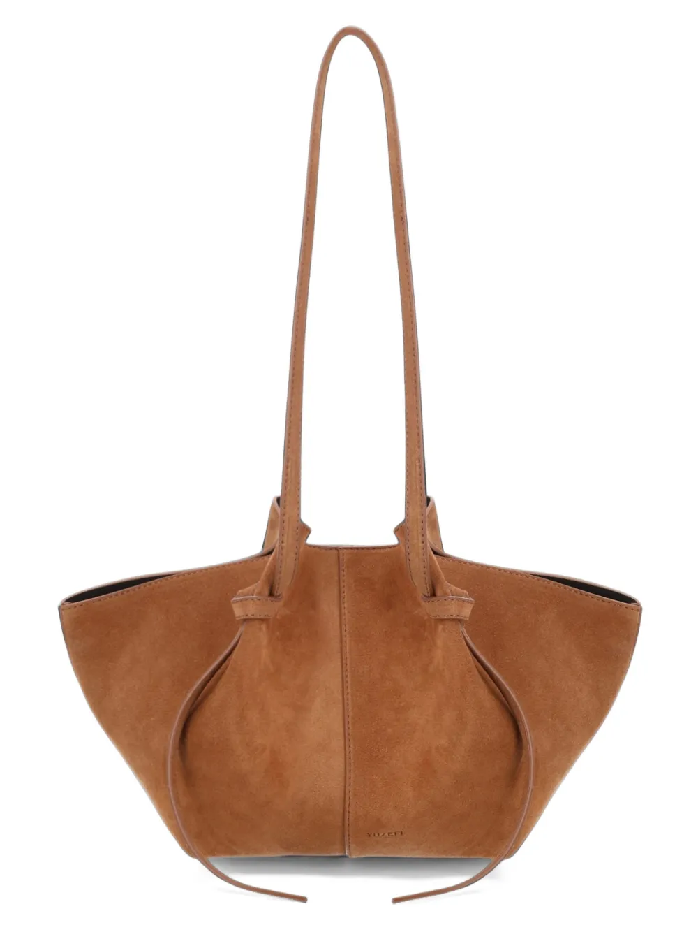 Yuzefi Mochi suede shoulder bag Bruin
