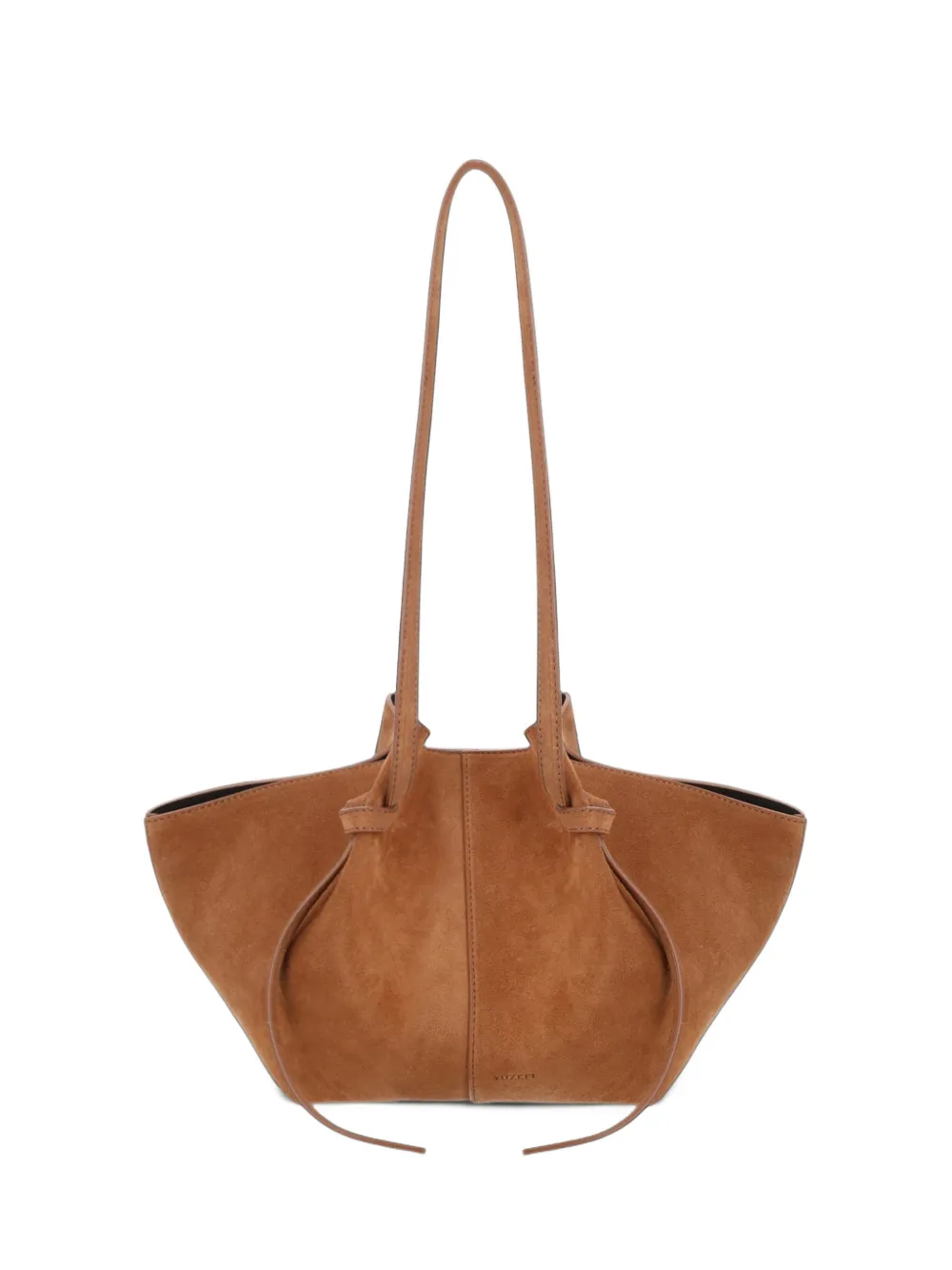 Yuzefi Mochi suede shoulder bag - Marrone