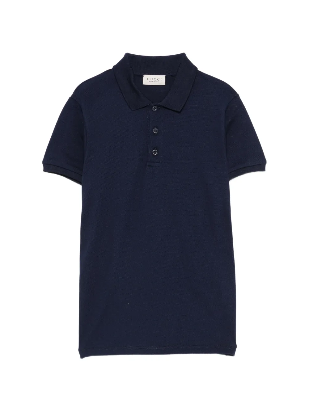 Gucci Kids short-sleeve polo shirt Blauw