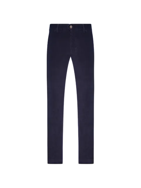 Incotex pantalones de pana rectos