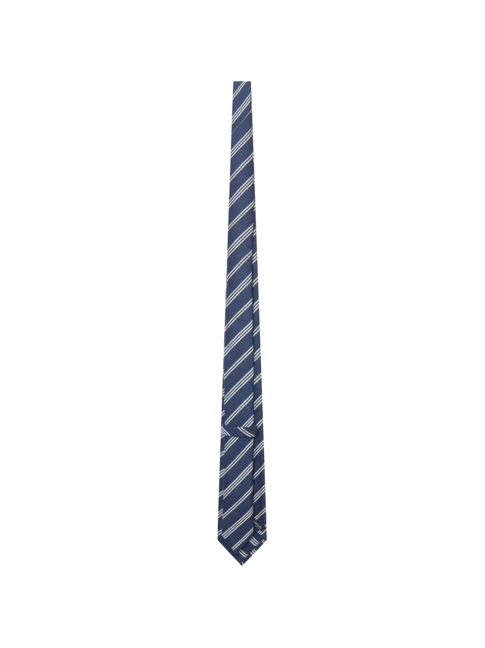 Kiton Wollen stropdas Blauw