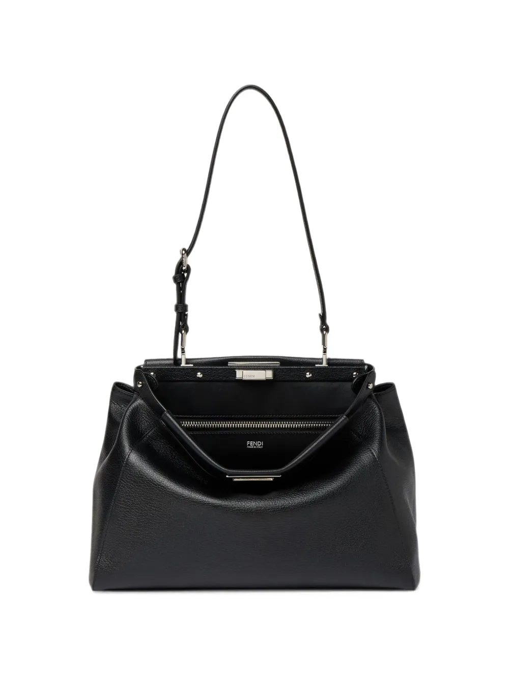 FENDI medium My Peekaboo mirror-embroidered handbag