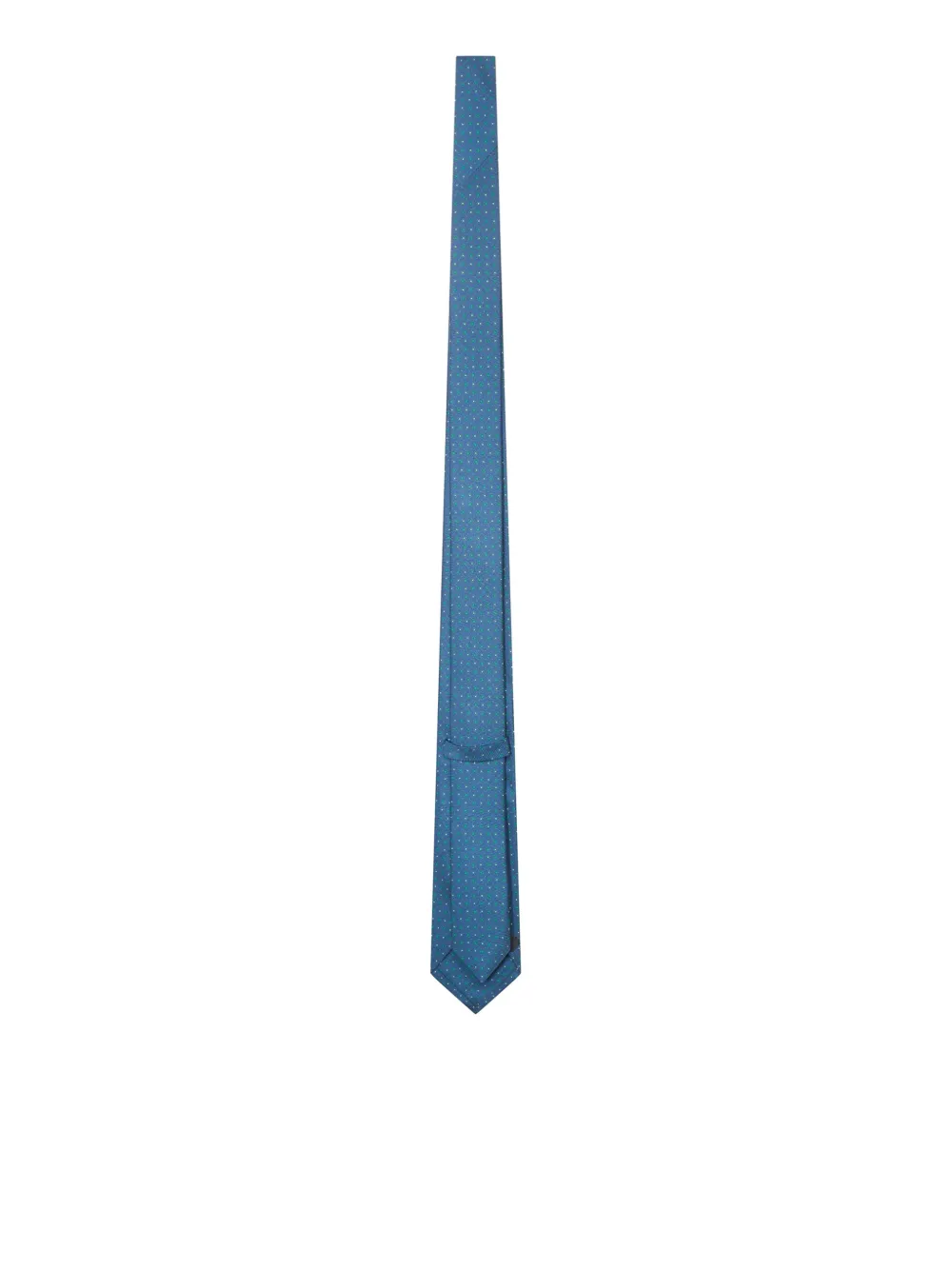 Kiton Zijden stropdas met geometrisch patroon Blauw