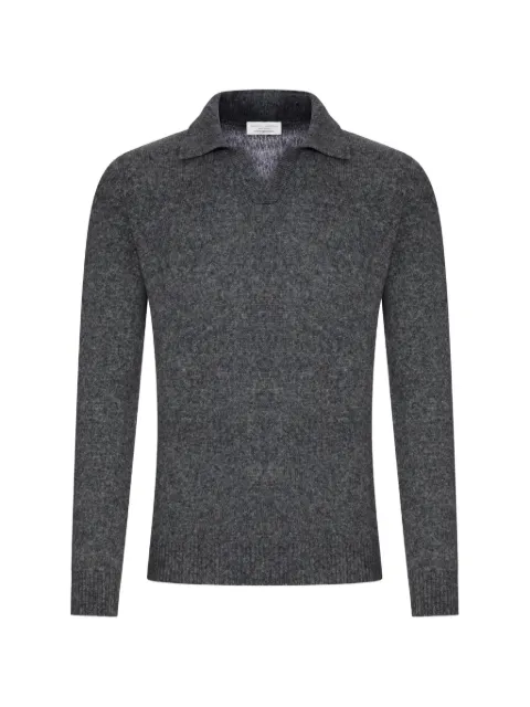 Roberto Collina polo-collar knitted sweater