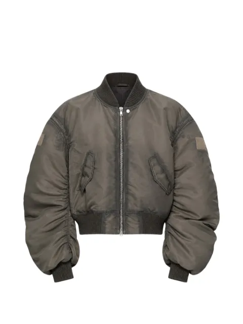 Rick Owens Secchia Flight ruched-sleeve bomber jacket