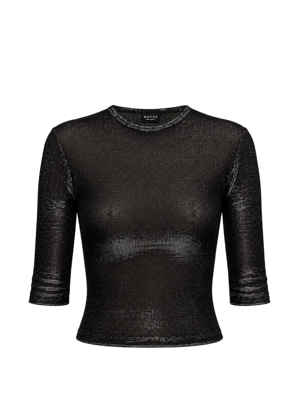 Gucci iridescent jersey top