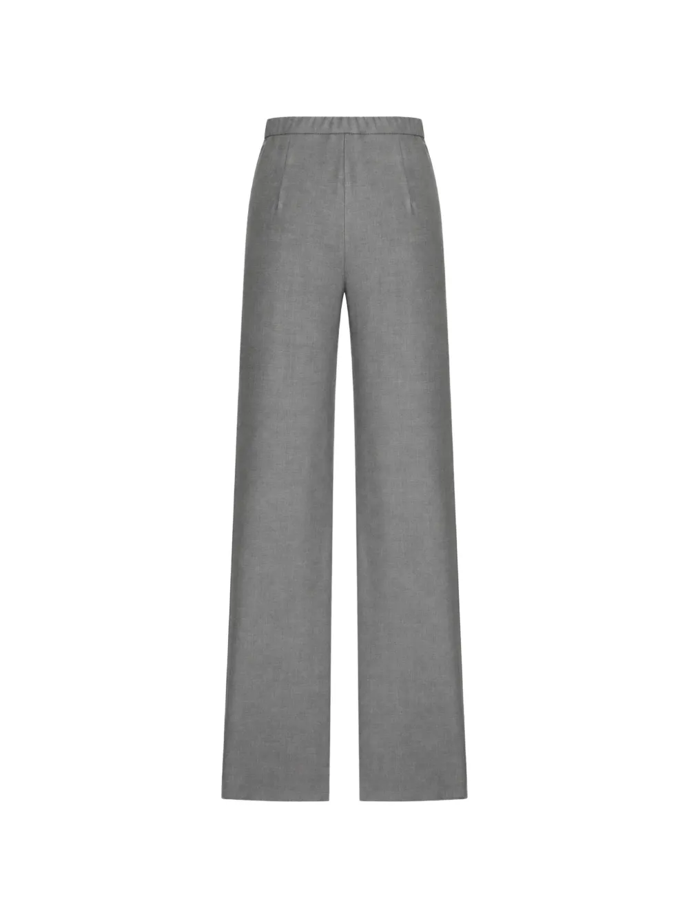 Max Mara Broek met wijde pijpen Grijs