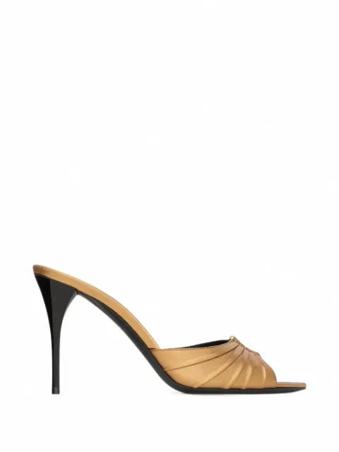 Saint Laurent Babylone leather sandals
