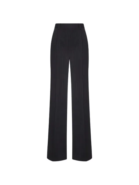 Saint Laurent pants de lana con rayas de tiza