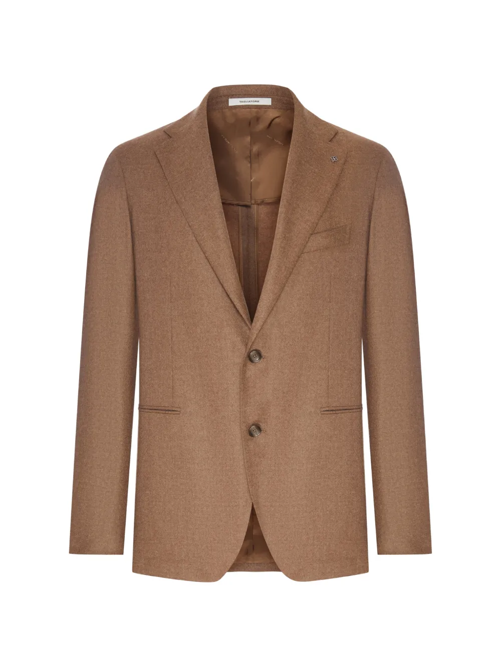Tagliatore single-breasted wool blazer - Marrone
