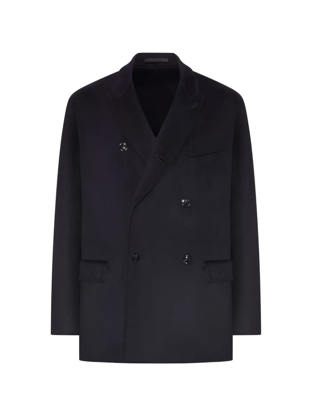Giorgio Armani double-breasted cashmere jacket - Bleu Giorgio Armani double-breasted cashmere jacket - Bleu