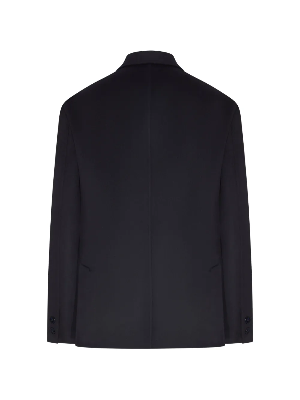 Giorgio Armani Kasjmier jack met dubbele rij knopen Blauw
