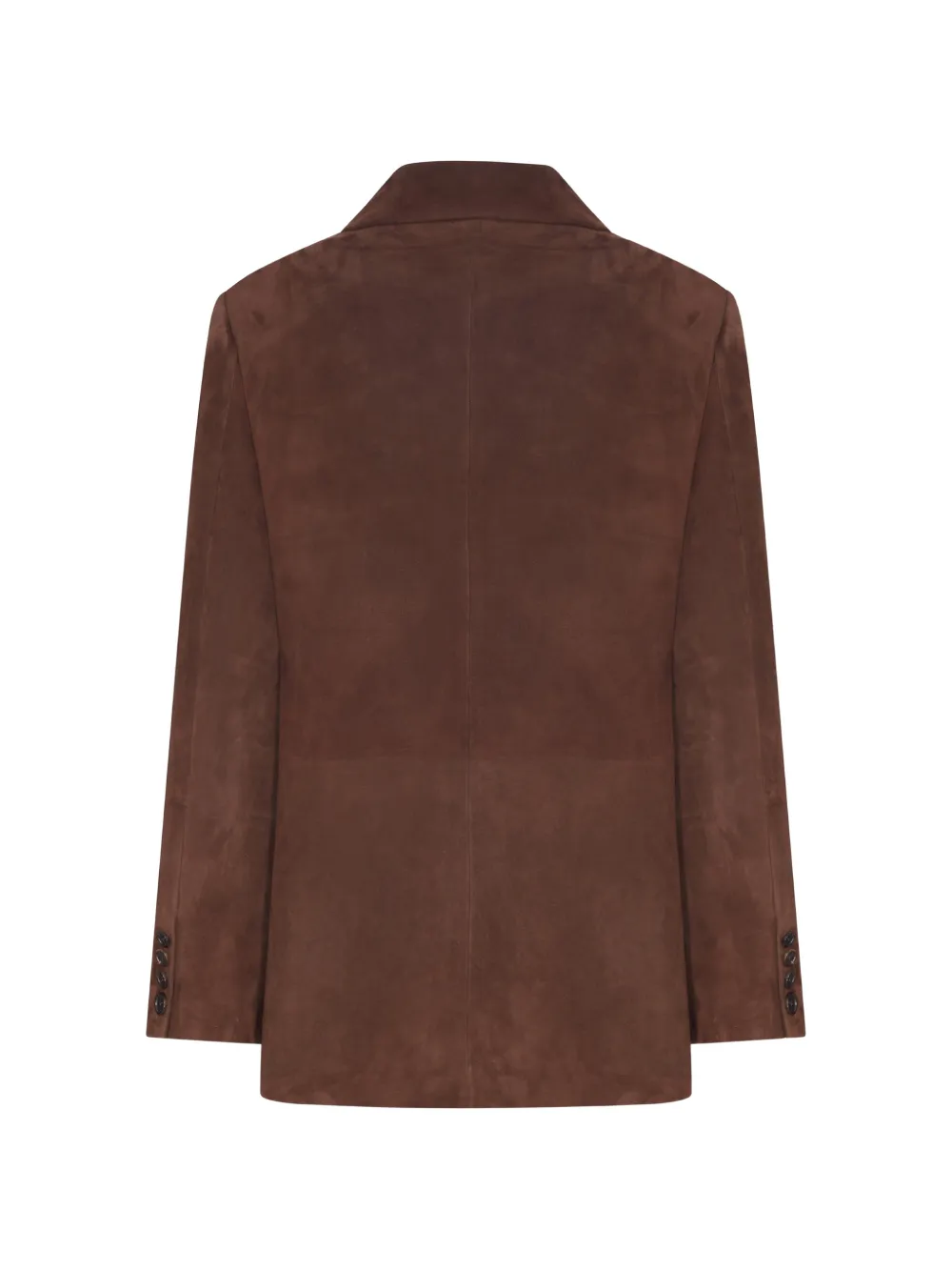 Ralph Lauren Collection Blazer met dubbele rij knopen Bruin