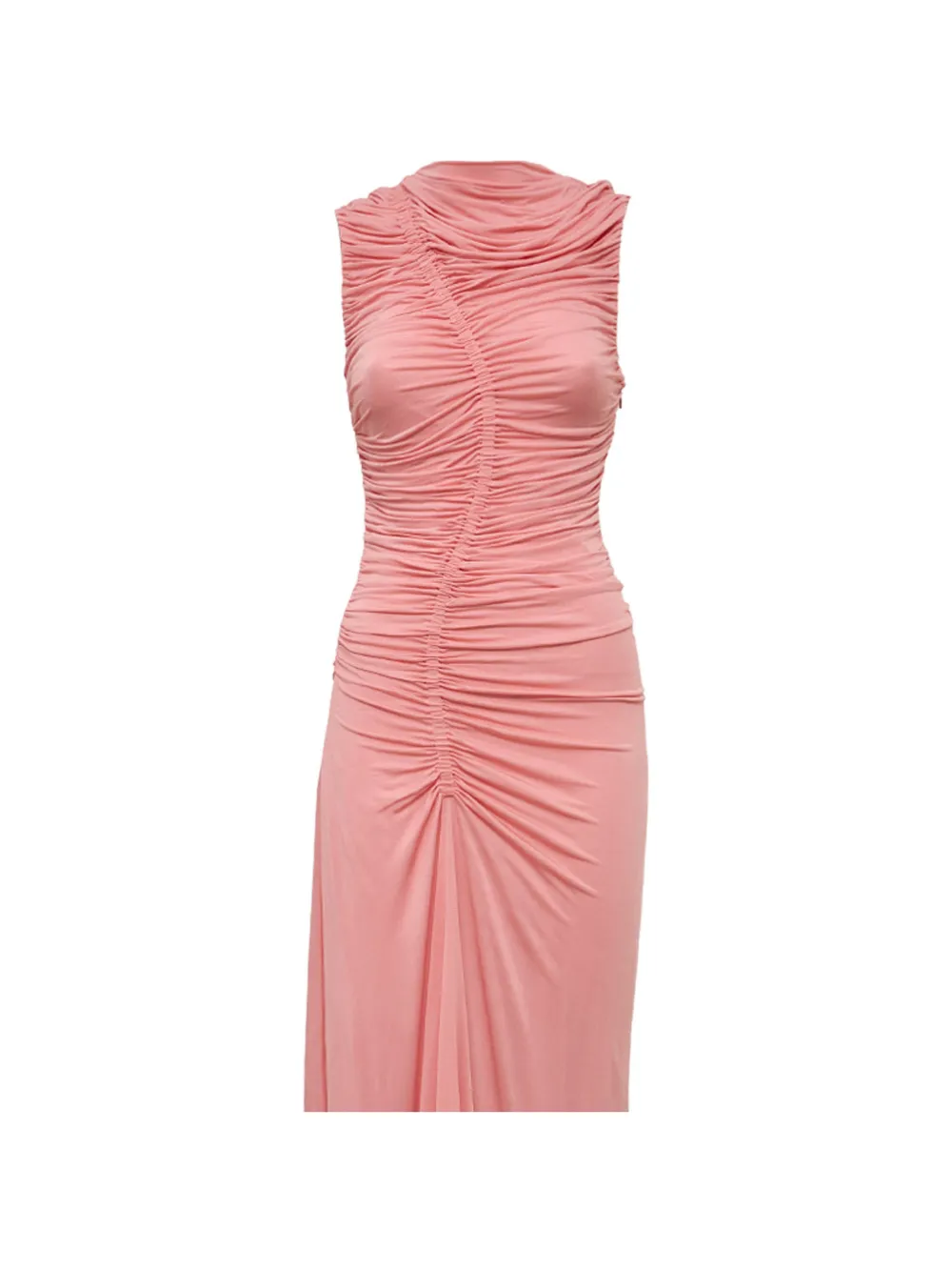 Acler Gillan maxi-jurk met ruches Roze