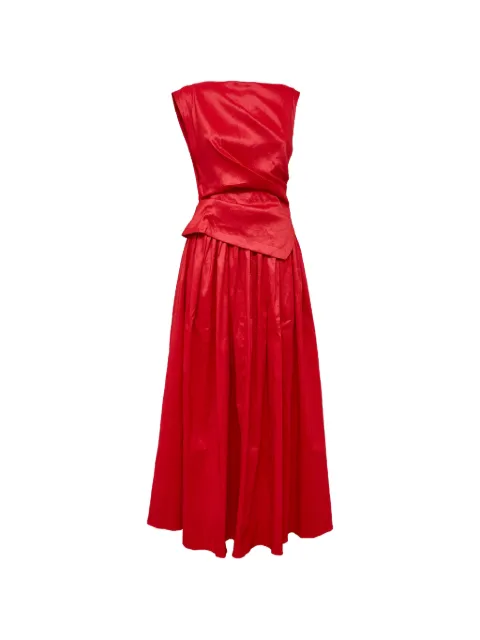 Acler Robakker draped pleated dress