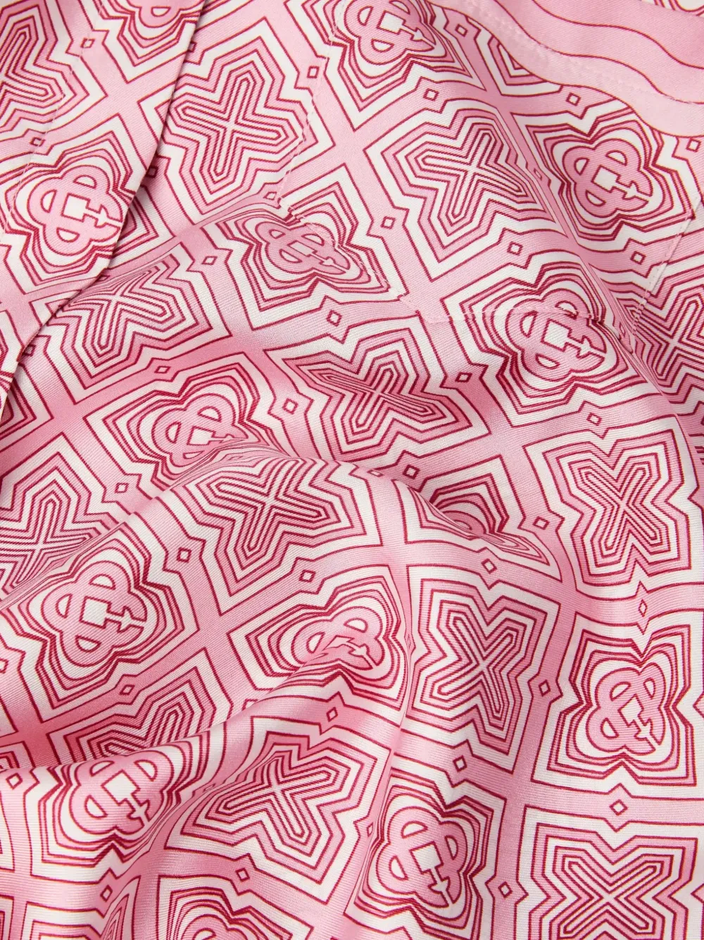 Casablanca Zijden blouse met monogram Roze