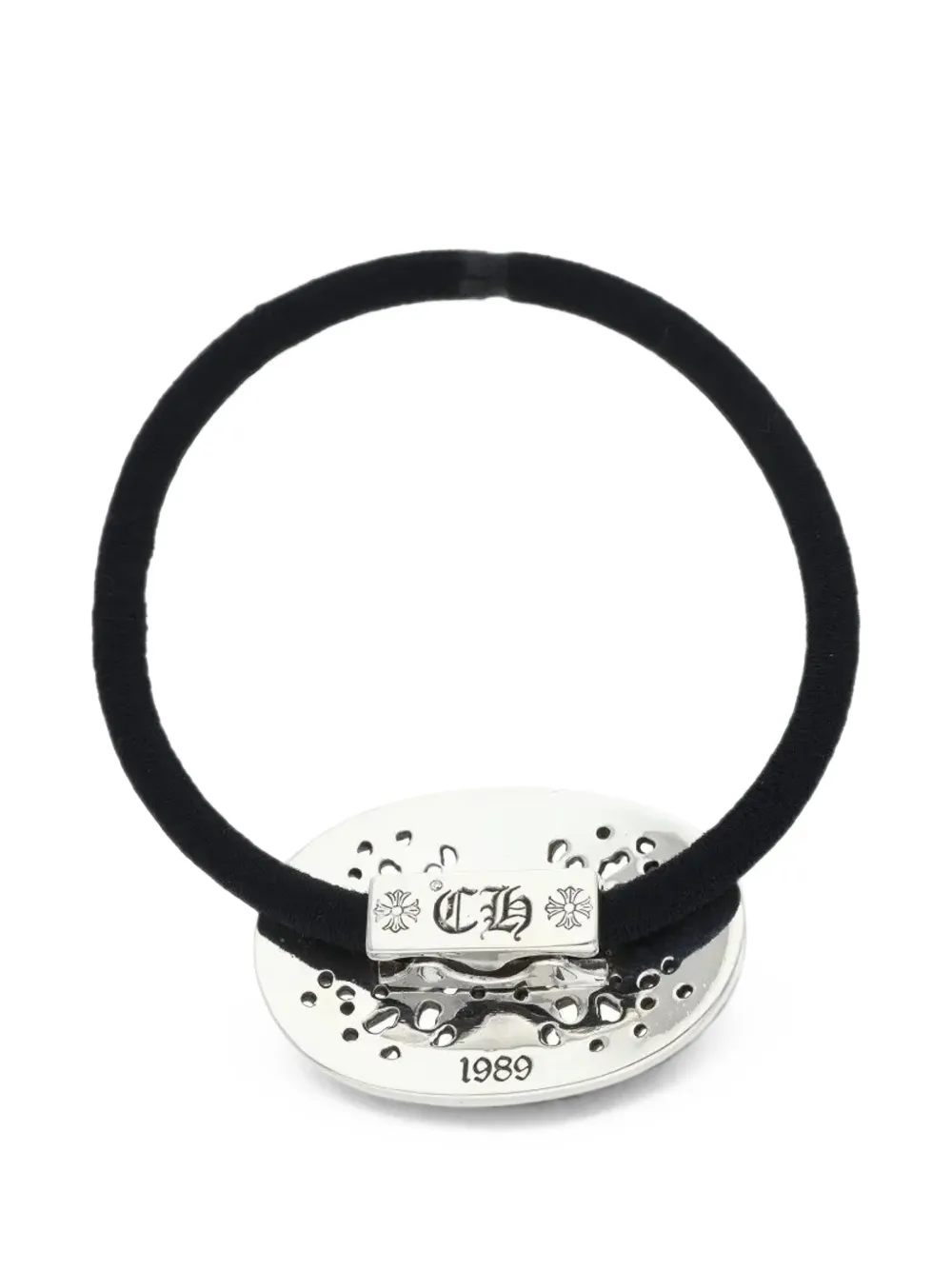Chrome Hearts 925 Classic Oval hair tie - Black