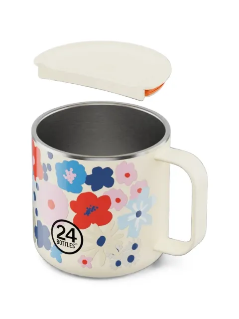 24bottles Domenica floral-print mugs