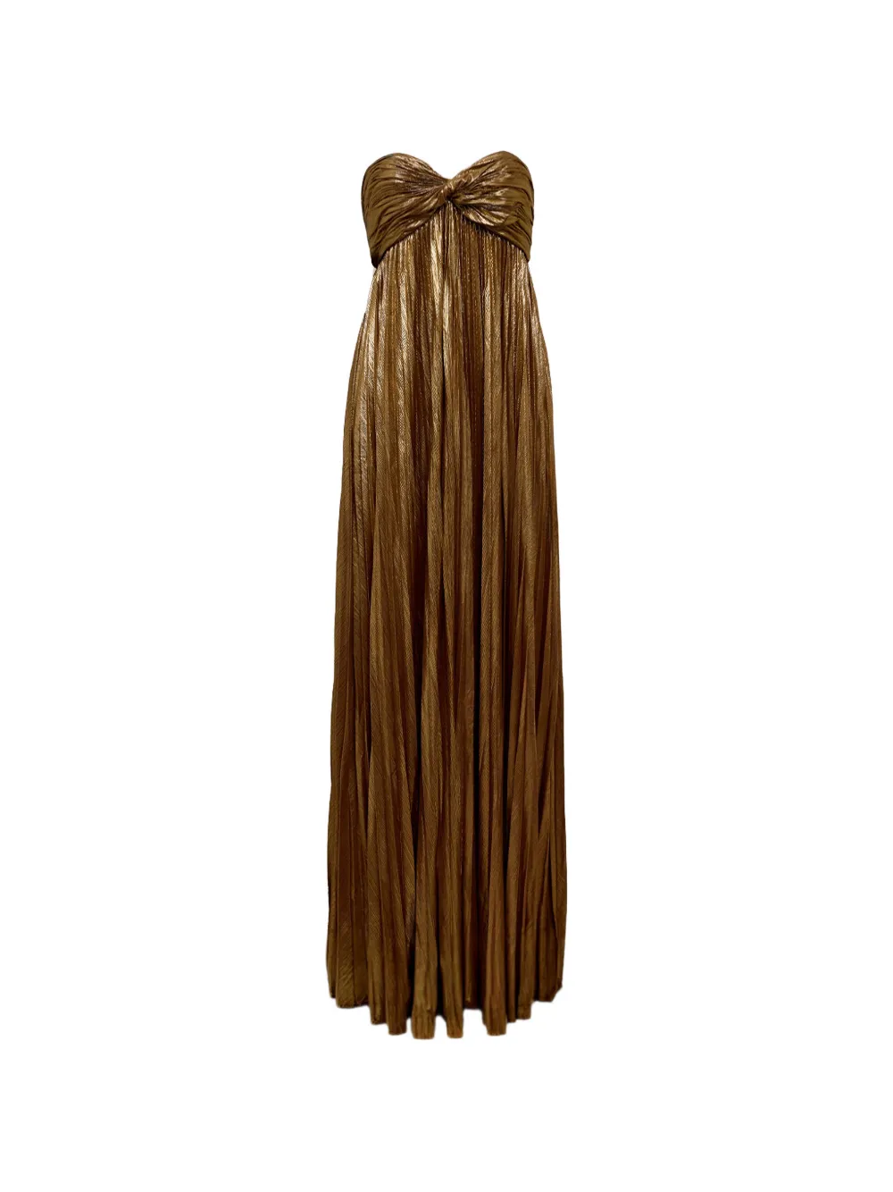 Retrofete robe longue plissée à effet métallisé Zoa - Or Retrofete robe longue plissée à effet métallisé Zoa - Or