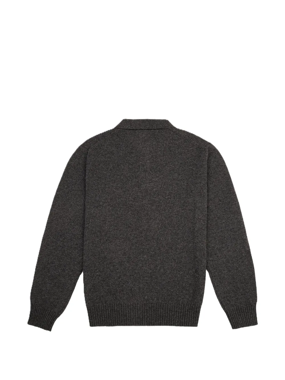 Baracuta Poloshirt met lange mouwen Grijs