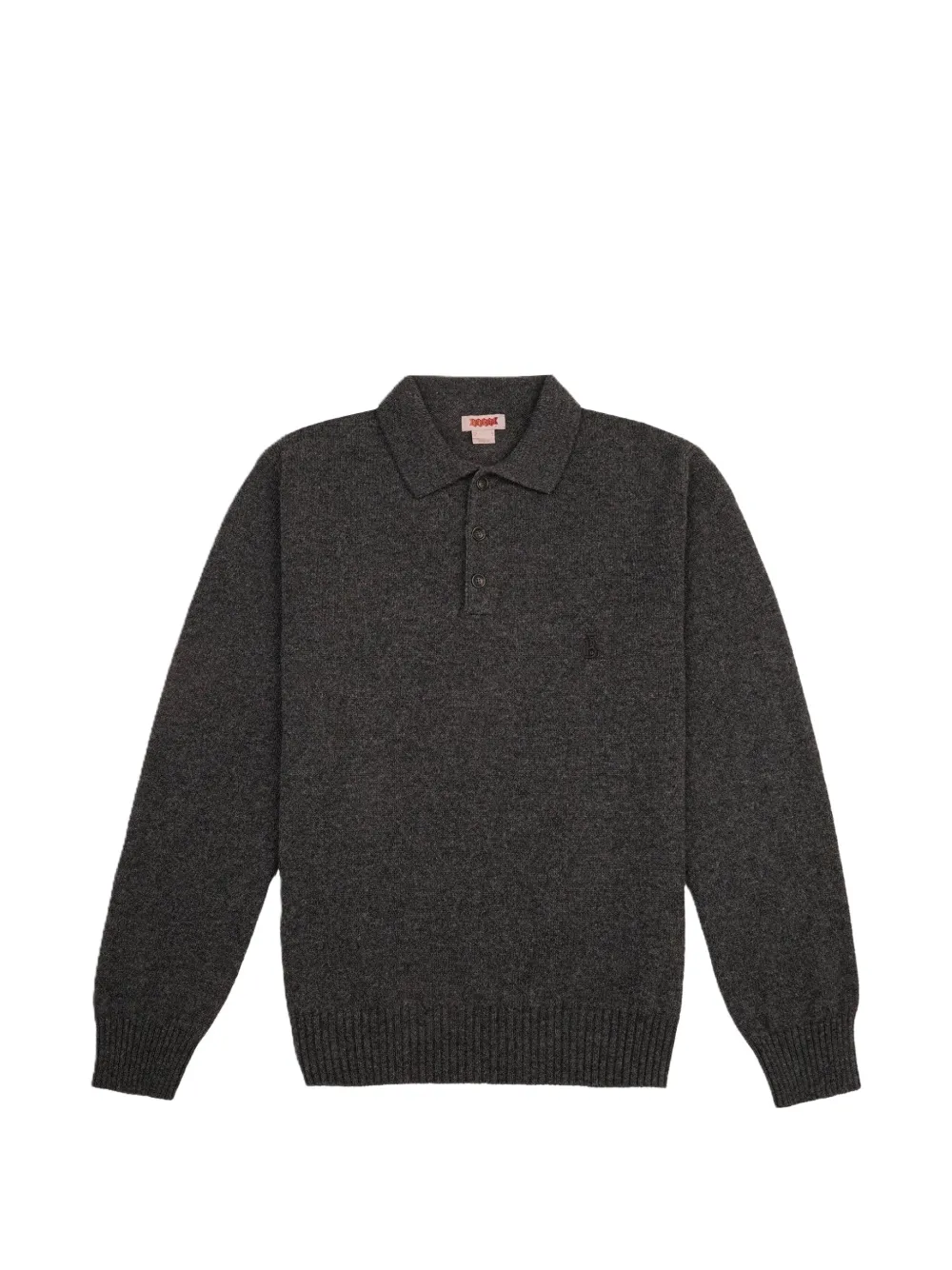 Baracuta Poloshirt met lange mouwen Grijs