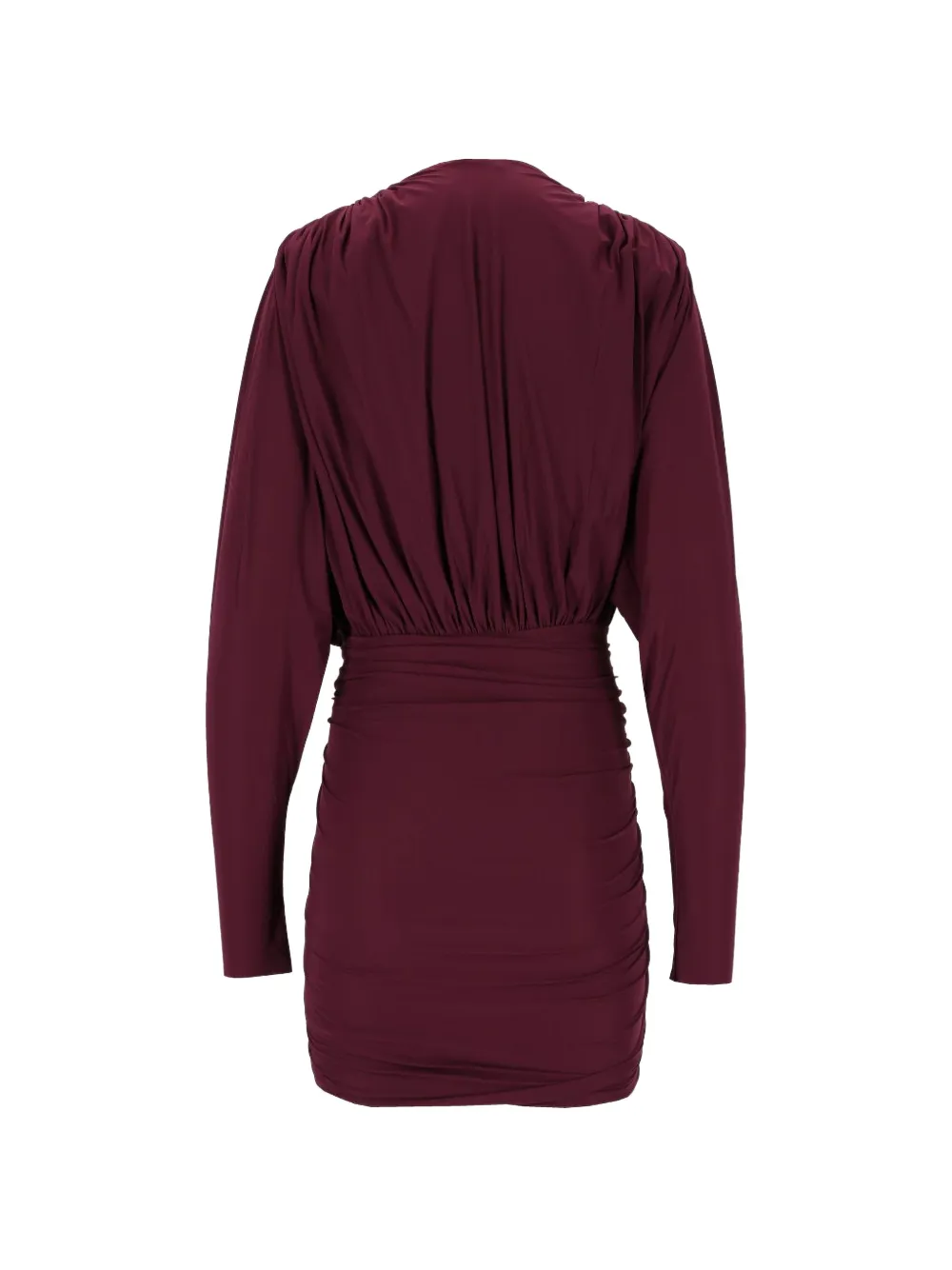 Amazuìn Sandy draped mini dress Rood