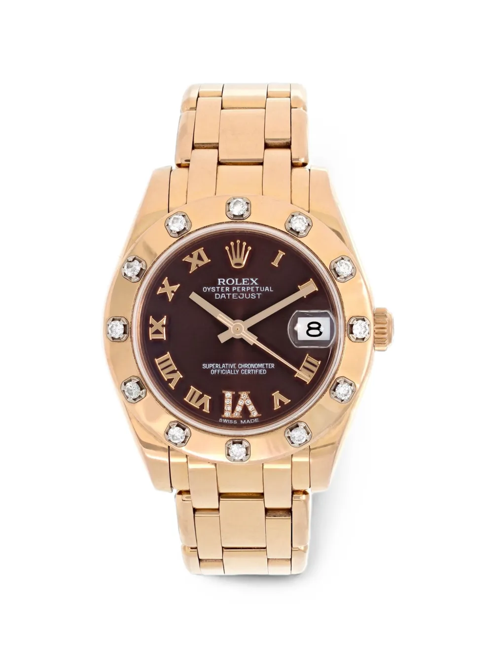 Rolex 2014 Masterpiece Datejust 34mm watch - Marrone