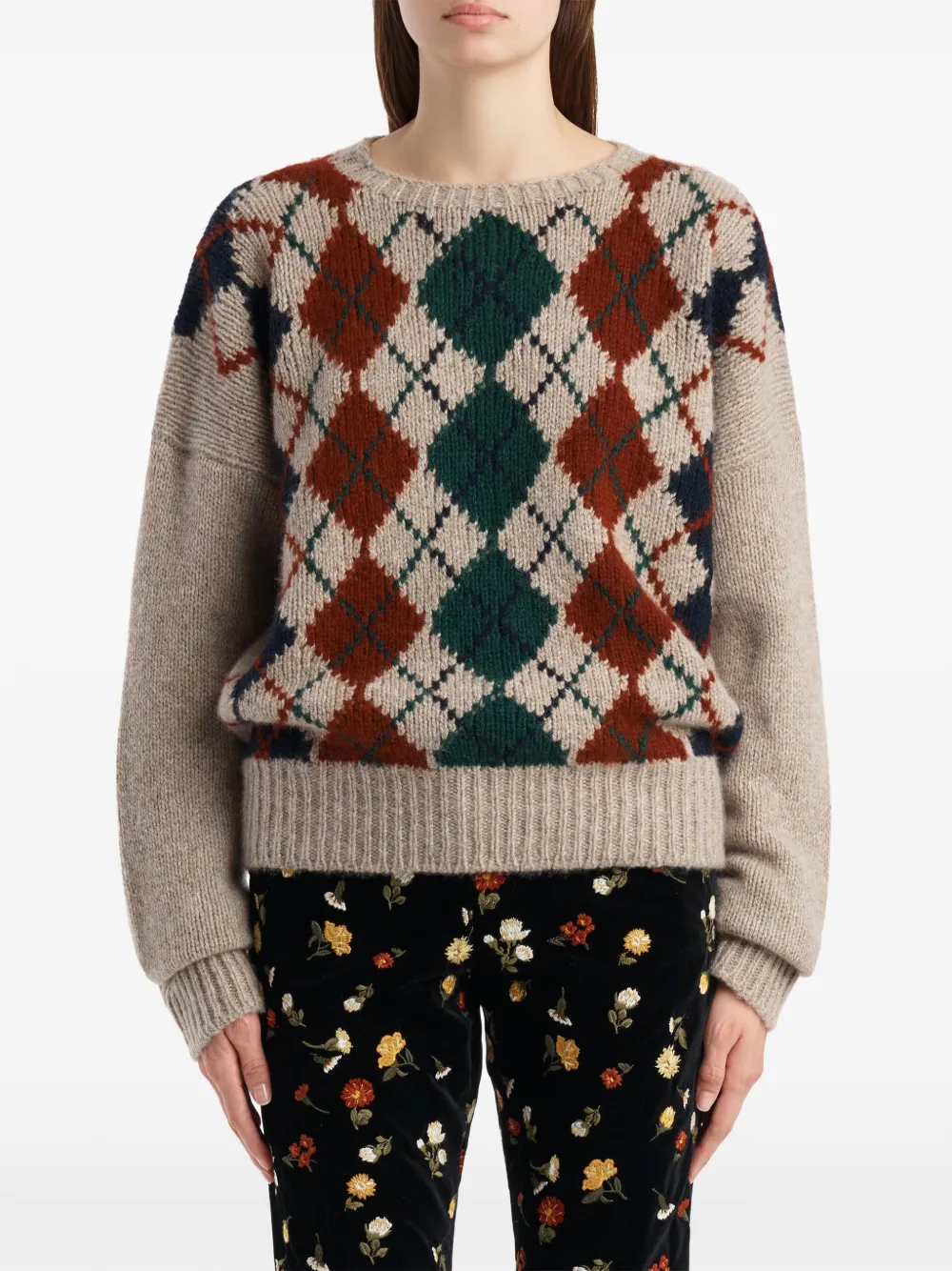 KHAITE Timi Pullover mit rundem Ausschnitt - Nude