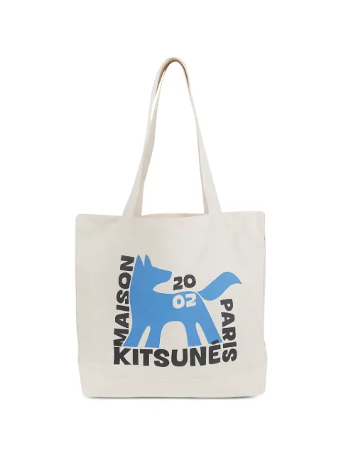 Maison Kitsuné Gallery Fox canvas tote bag
