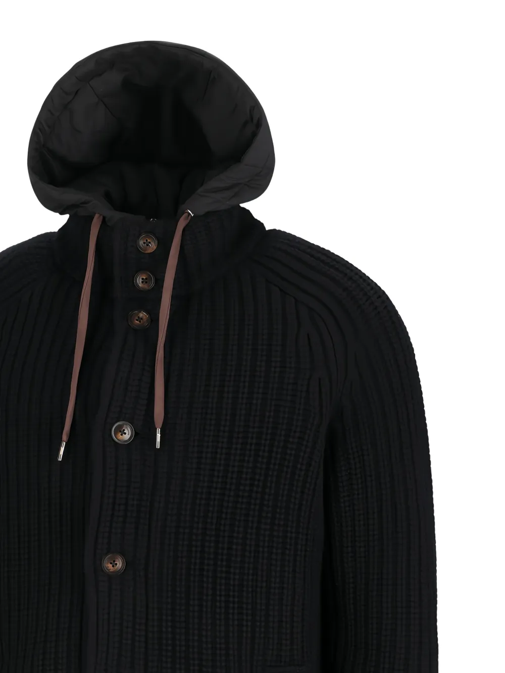 Herno Ribgebreid jack Zwart