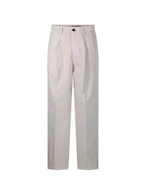 Department 5 pleated straight-leg trousers