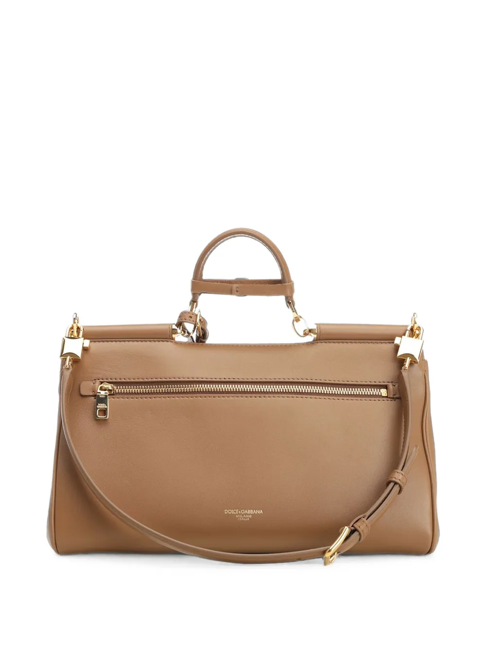 Dolce & Gabbana My Sicily leren shopper Bruin