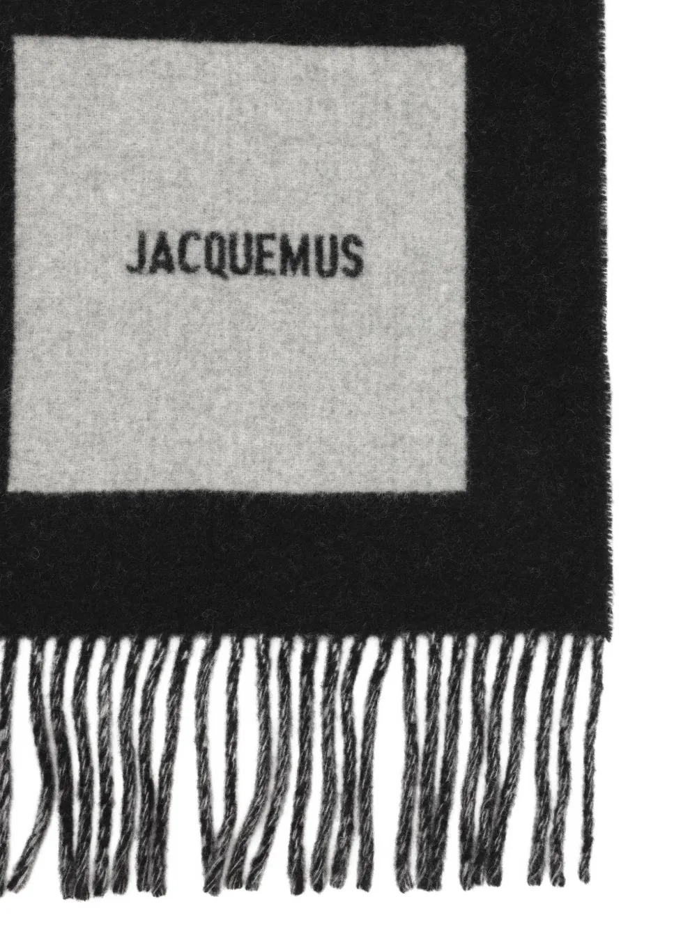 Jacquemus The Rond Carré sjaal Zwart