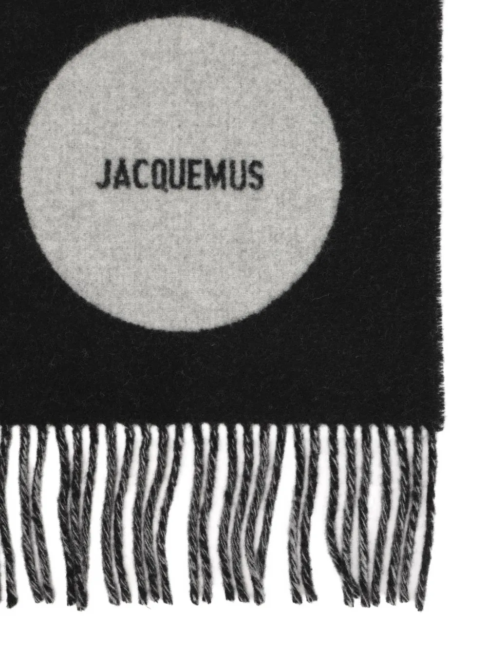 Jacquemus The Rond Carré sjaal Zwart