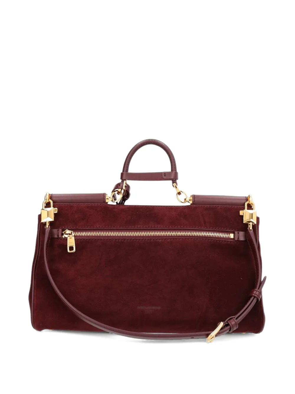Dolce & Gabbana medium My Sicily handbag in split calfskin Rood