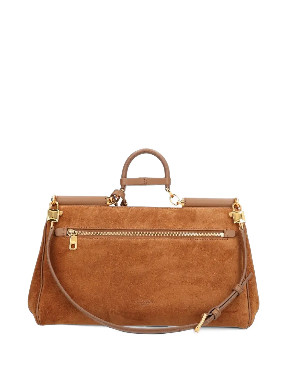 Dolce & Gabbana My Sicily suède shopper Bruin