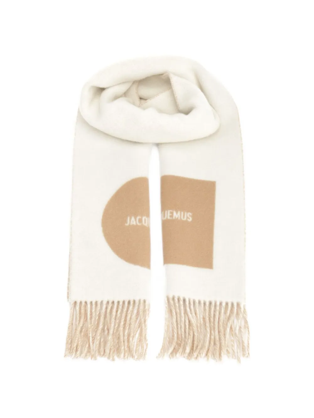 Jacquemus The Rond Carré scarf - Toni neutri