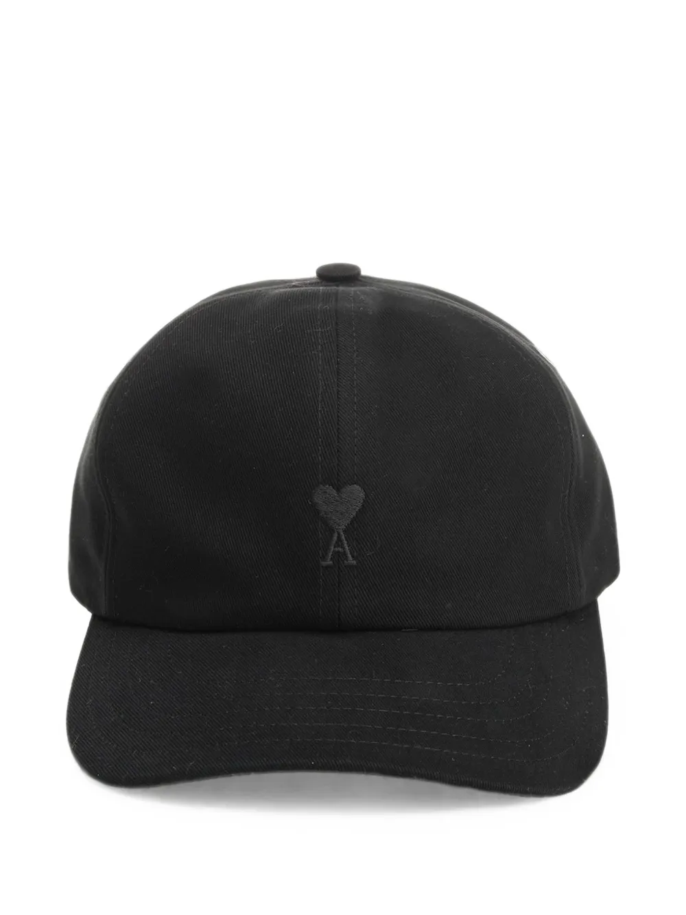 AMI Paris Ami de Coeur-embroidered baseball cap - Nero