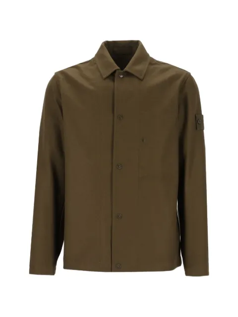 Stone Island 1200020 wool nylon flannel_S.I. Ghost overshirt
