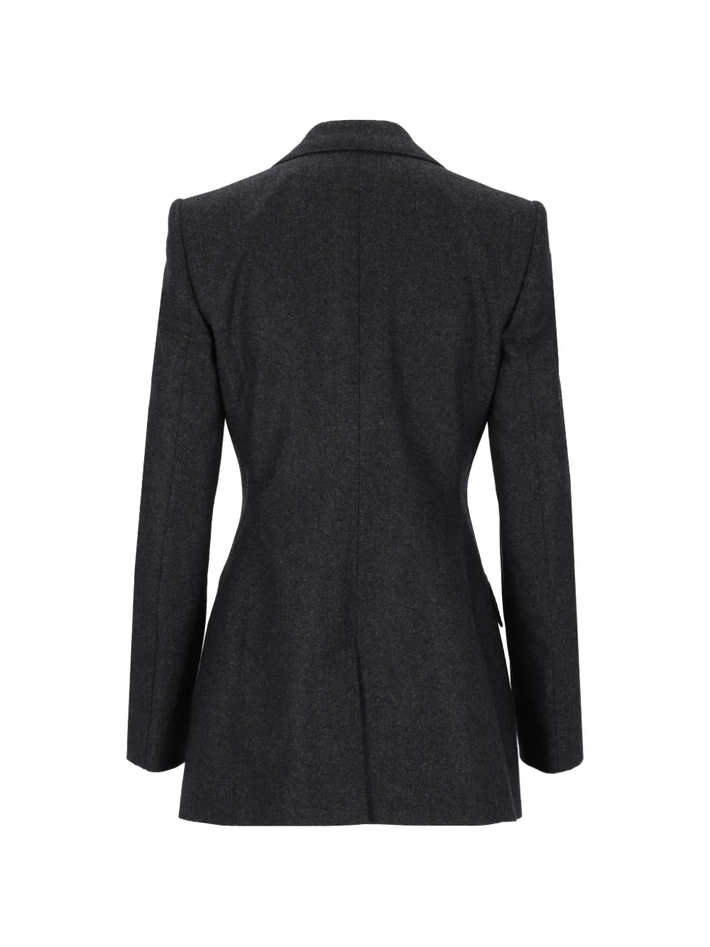Dolce & Gabbana Turlington wollen flanellen jack met enkele rij knopen Grijs