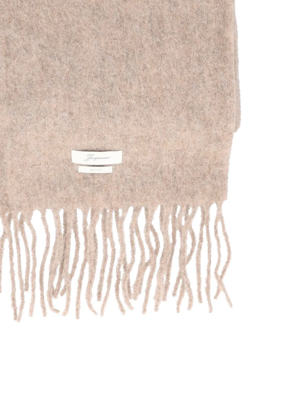 Jacquemus The Carro scarf Beige