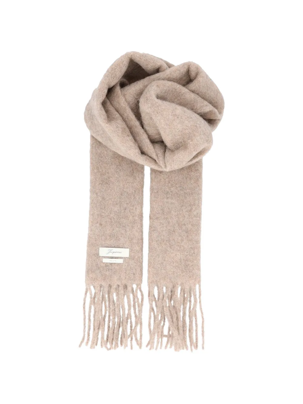 Jacquemus The Carro scarf Beige
