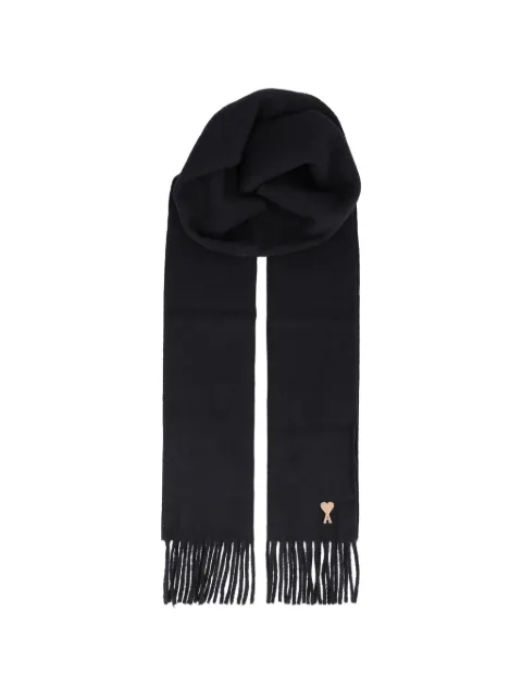 AMI Paris Ami de Coeur patch scarf