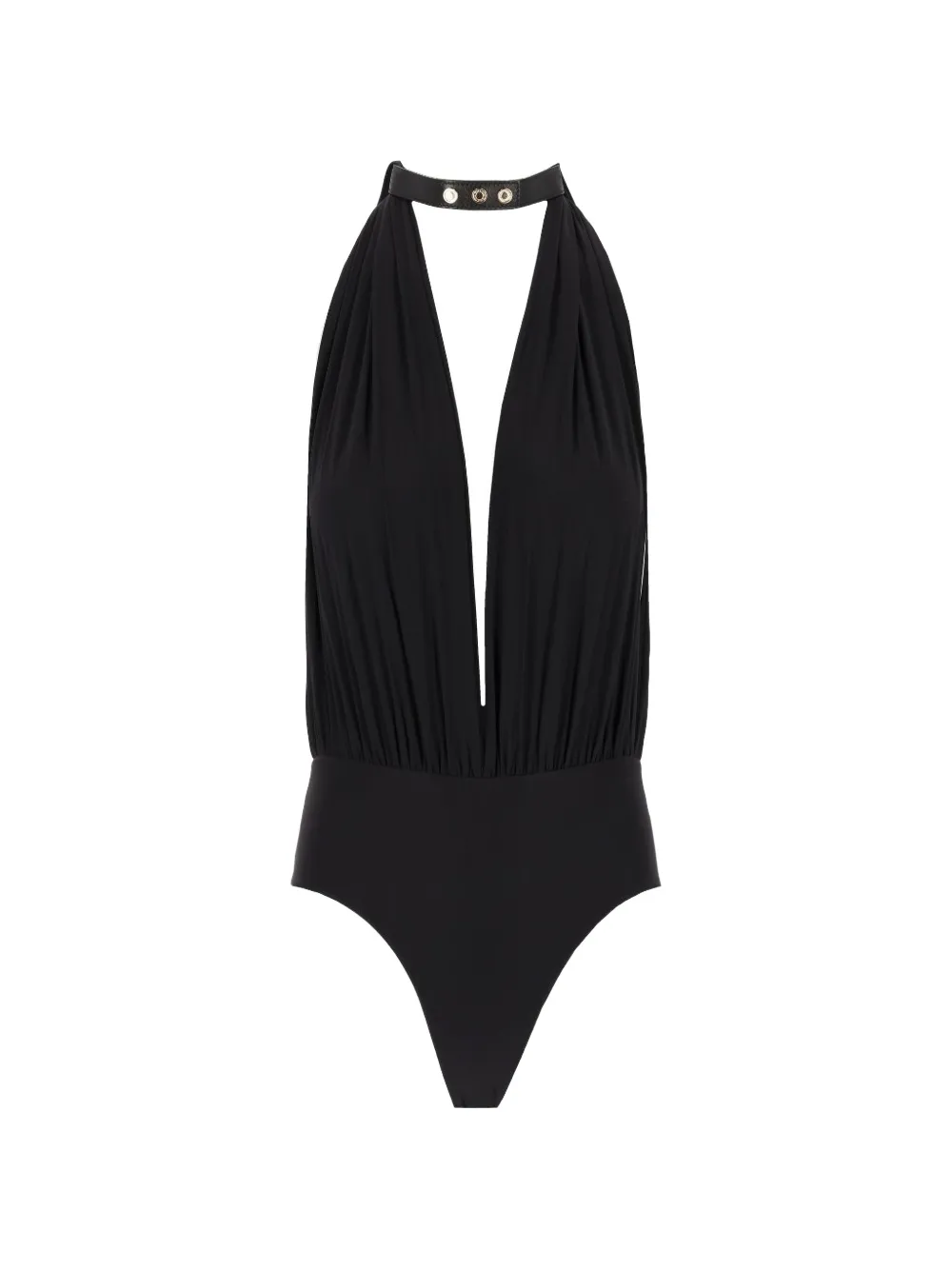 Amazuìn Ember high-neck bodysuit Zwart