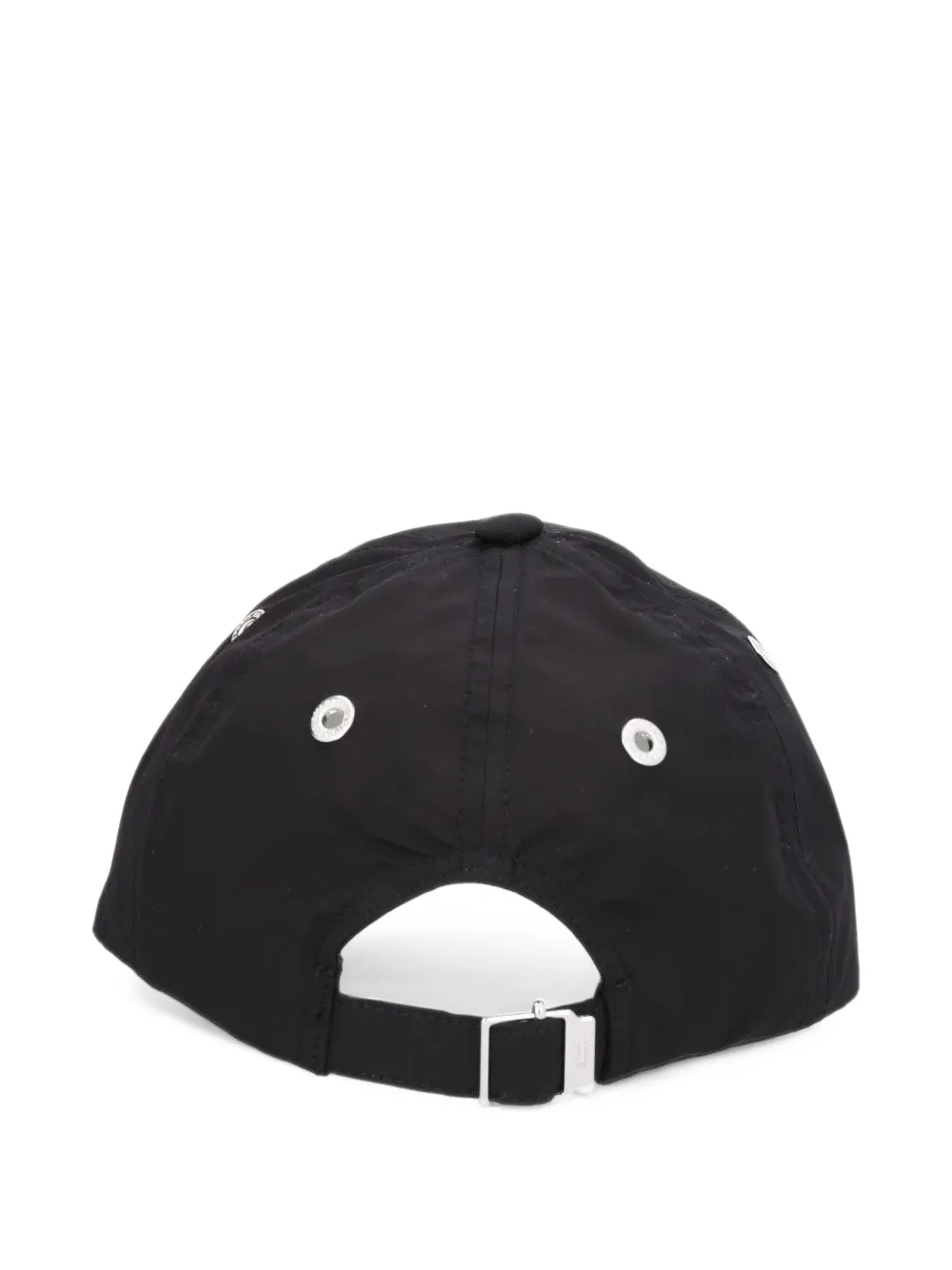 AMI Paris black cotton Ami de Coeur stud cap Zwart
