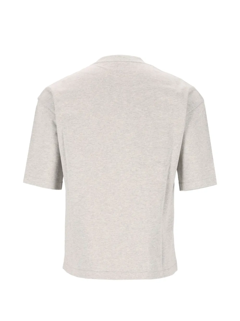 AMI Paris T-shirt met logopatch Grijs