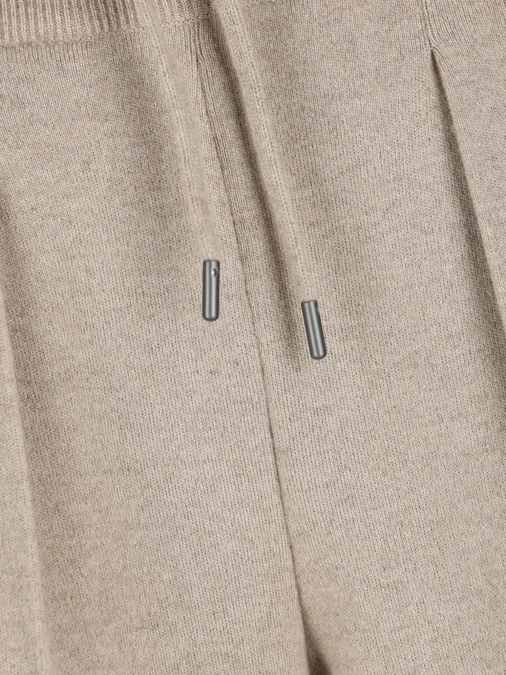 Max Mara pleated drawstring trousers Beige