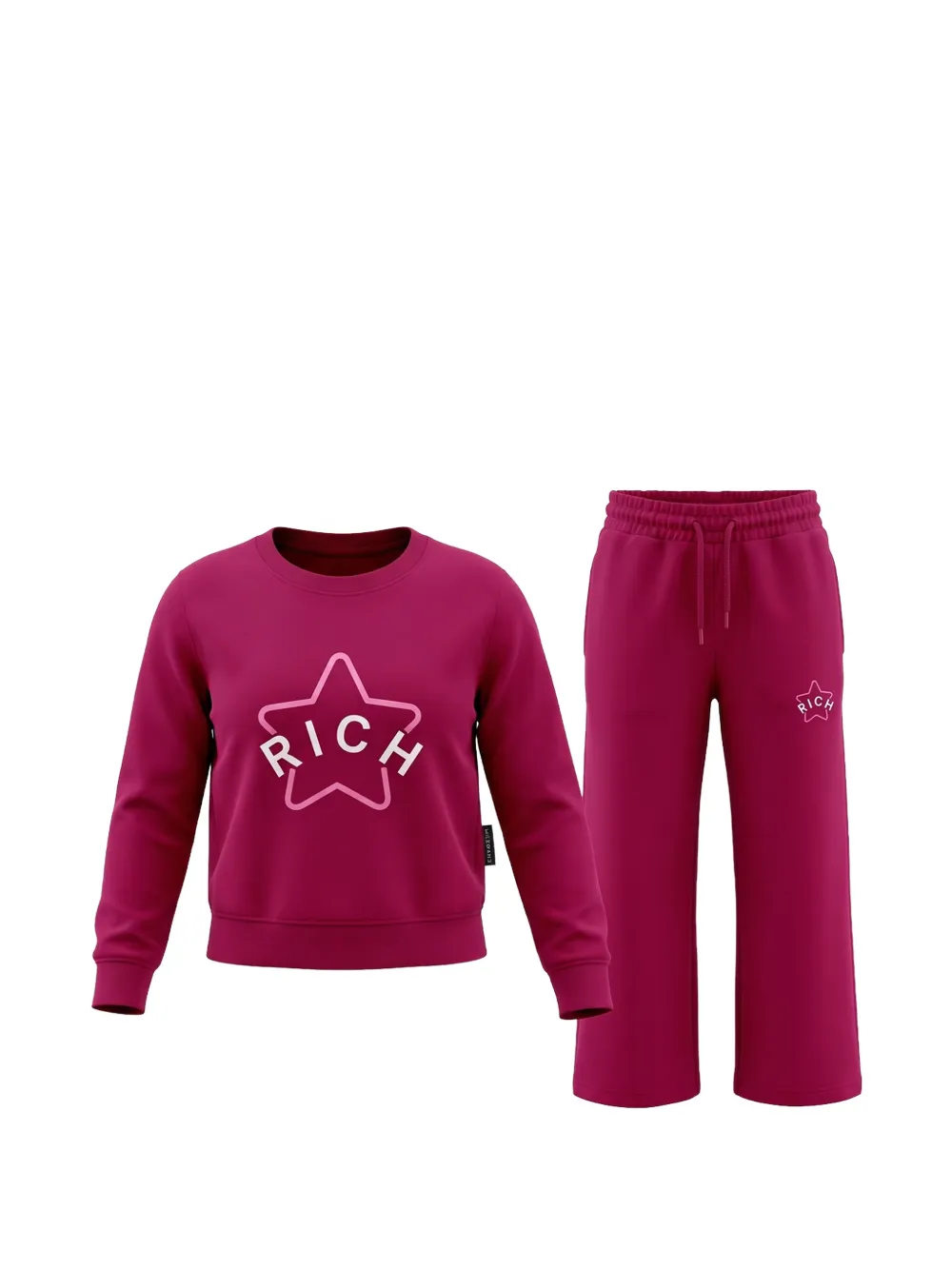 John Richmond Junior Trainingspak met ster-logo Roze