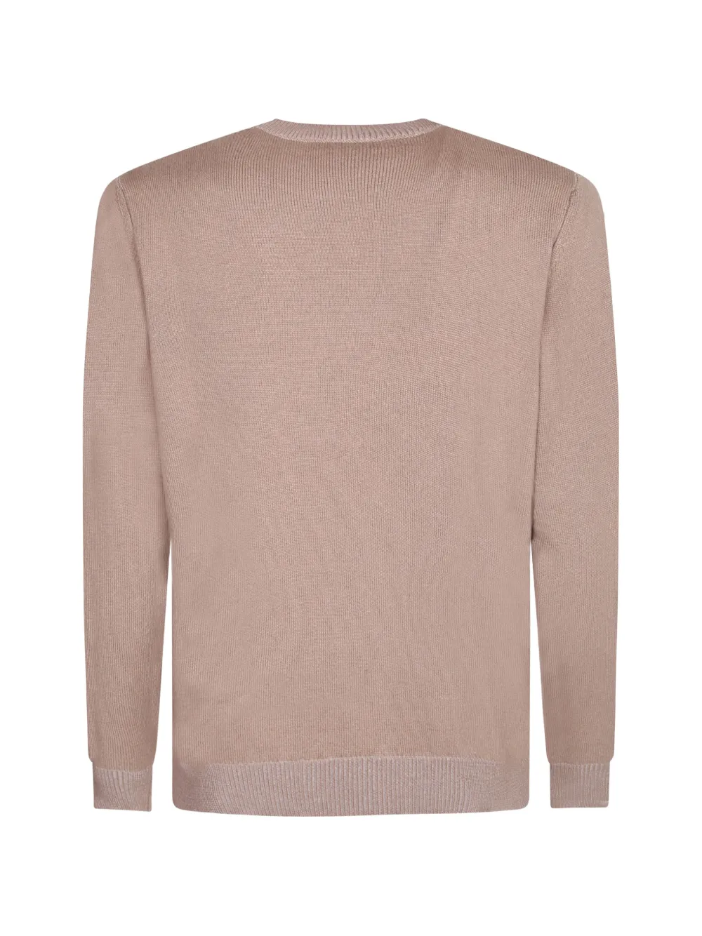 Lardini crew-neck knitted sweater Beige